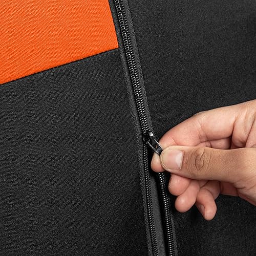 Miniatura 28 de BDK PolyPro - Juego completo de fundas de asiento de automóvil en color menta sobre negro, fundas de asiento delantero y trasero, accesorios