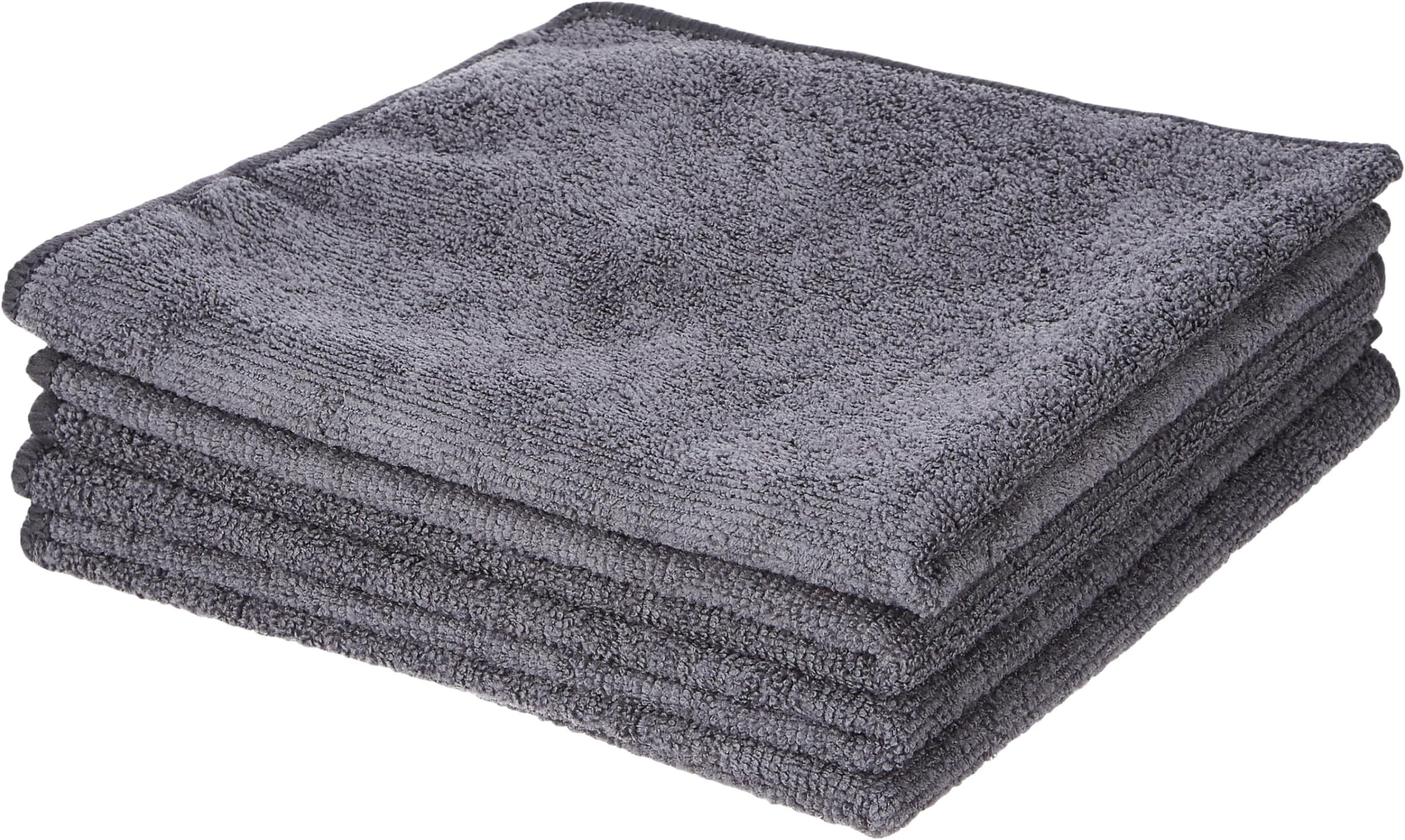 Presto!Presto! 88% Polyester / 12% Polyamide Microfiber Cloth in Grey Color GSM -340 (4pcs Set)