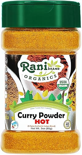 Miniatura 15 de Pasta de curry Rani CALIENTE (pasta de especias) tarro de vidrio de 10.5 onzas (10.58 oz) ~ Sin colores Totalmente natural Sin OMG Kosher