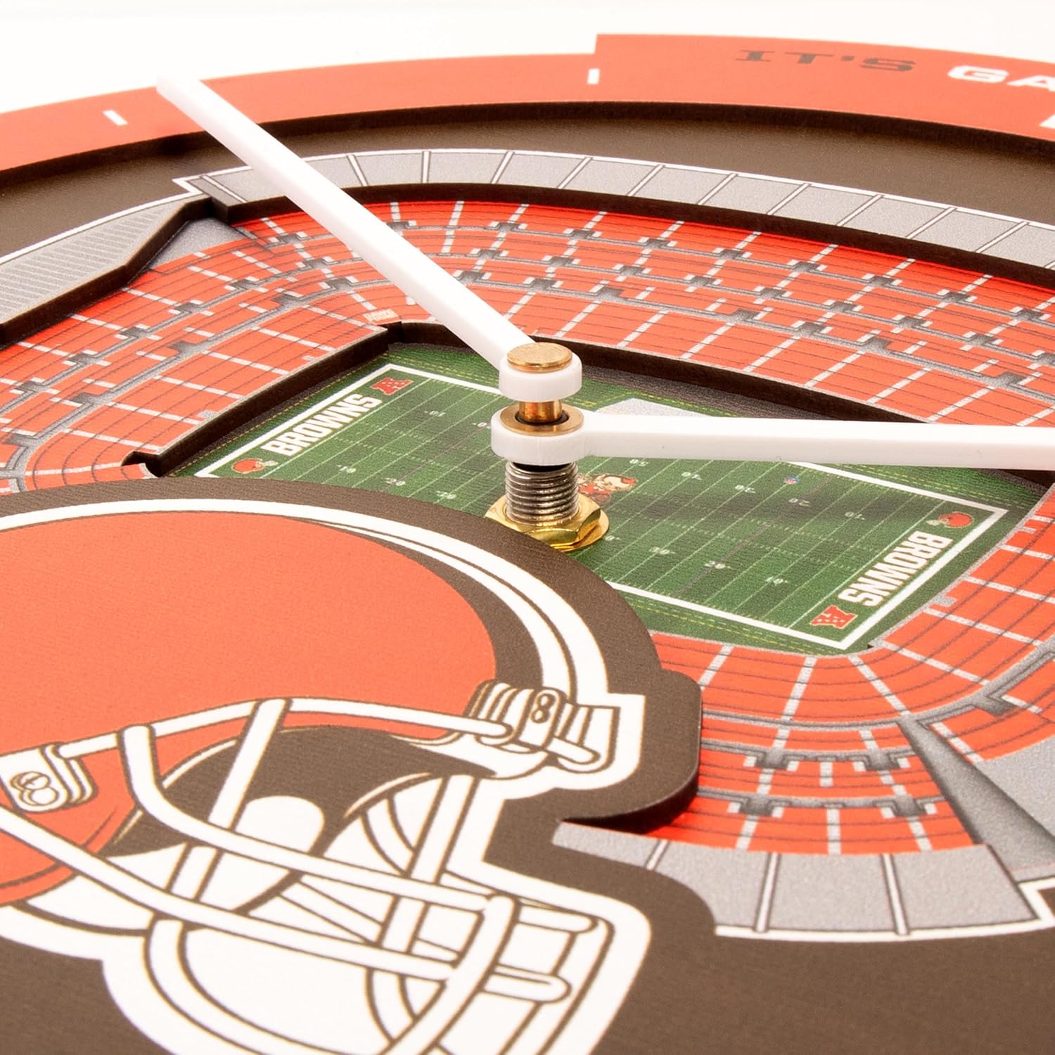 YouTheFan NFL Cleveland Browns 3D StadiumView Clock