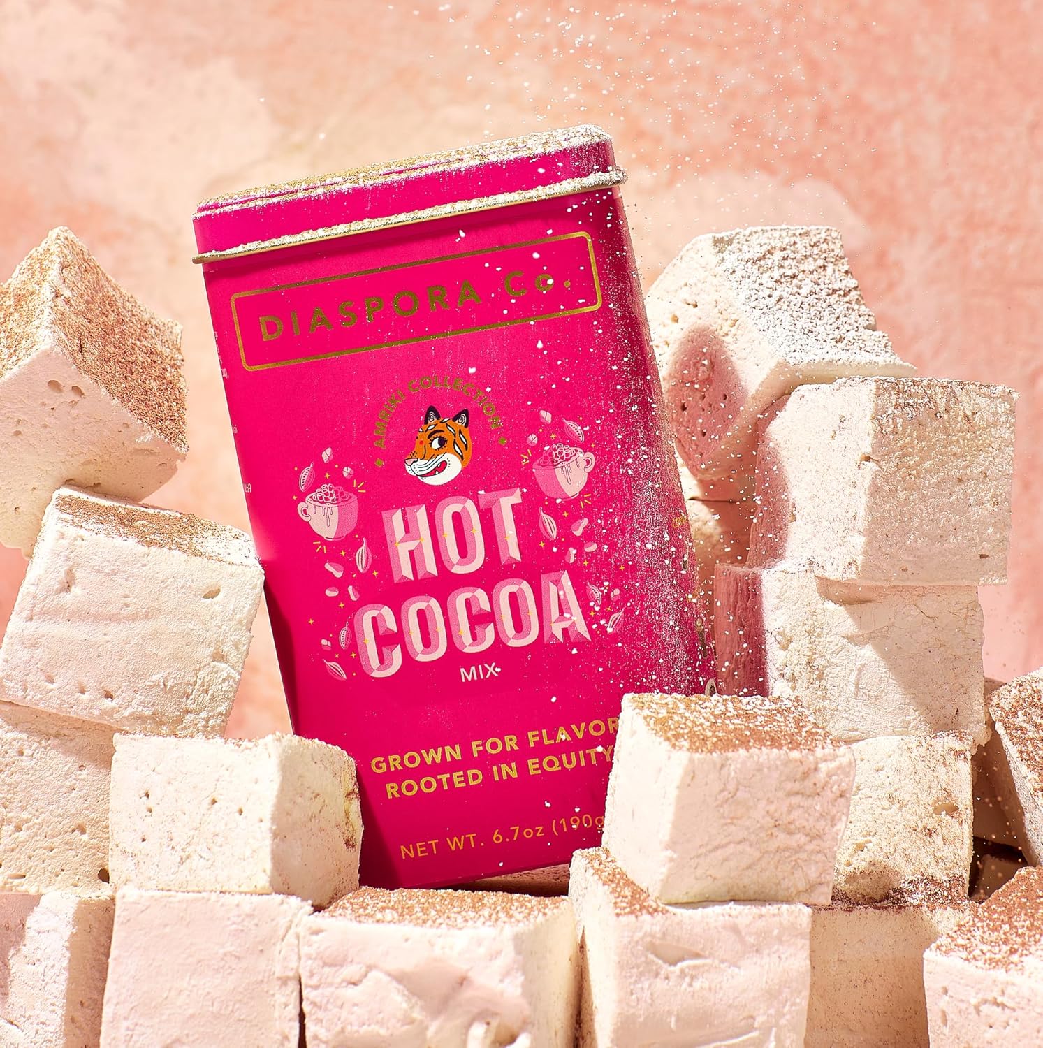 Diaspora Spice Co. Hot Cocoa Mix – Single-Origin Cacao Hot Chocolate with Jaggery – Rich, Smooth Drinking Chocolate for Cozy Drinks, Lattes & Dessert (Vegan, Gluten-Free)