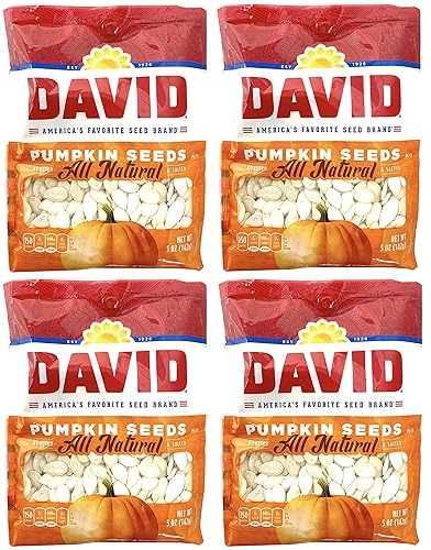 David Seeds, Semillas de calabaza, bolsas de 5 onzas (paquete de 4)