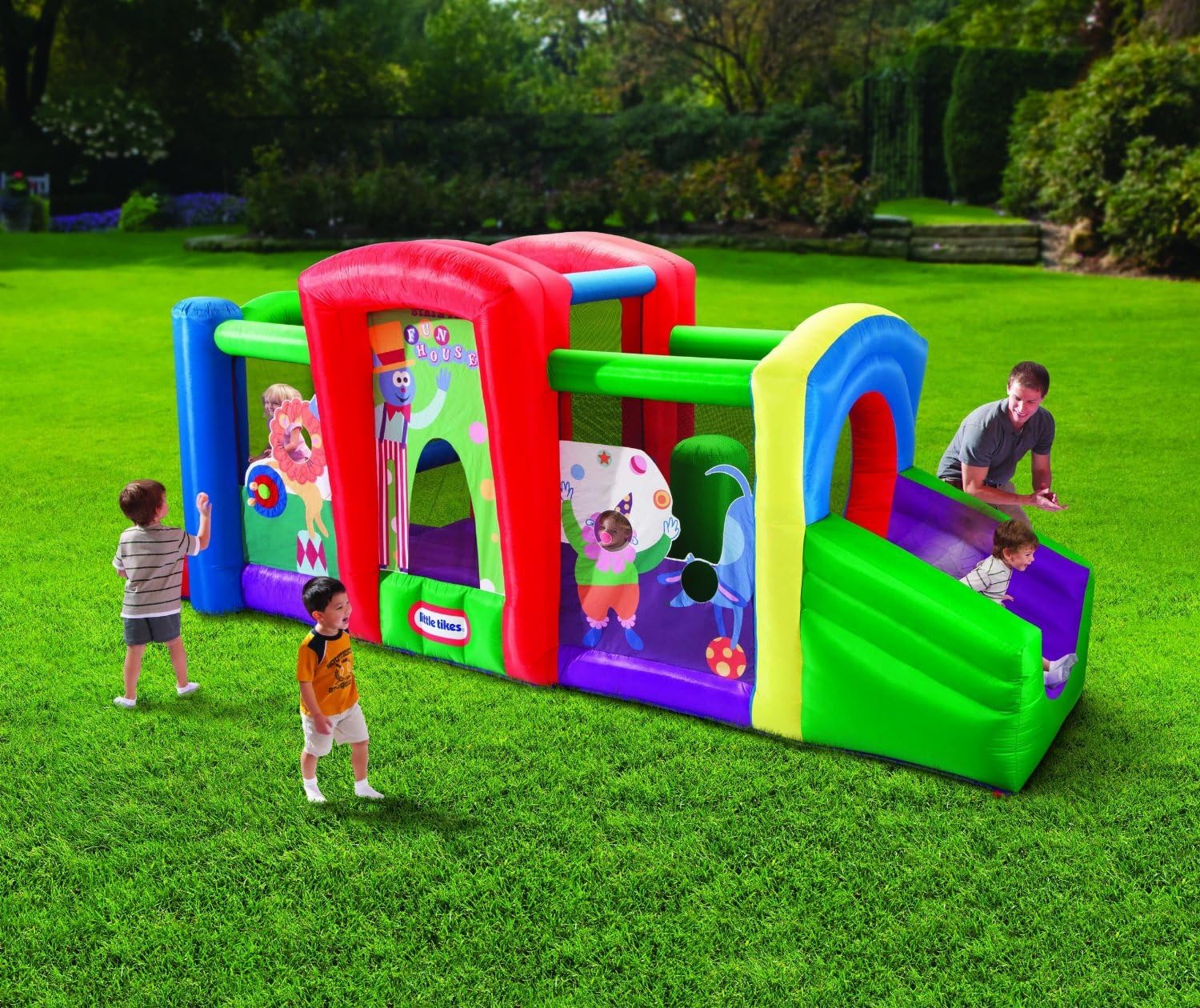 Amazon リトルTikesステートフェアファンハウスバウンサー すべり台 おもちゃ