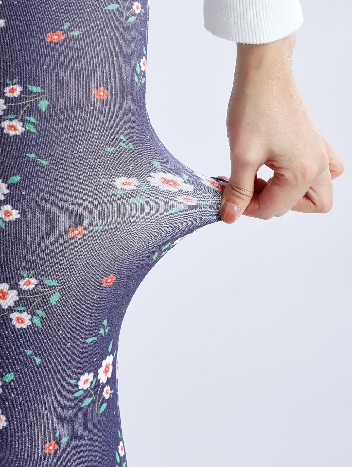 Sahabowi Women Tights, Sheer High Waist Pantyhose, Vintage Control Top Stockings, Siwa 4 - Image 6