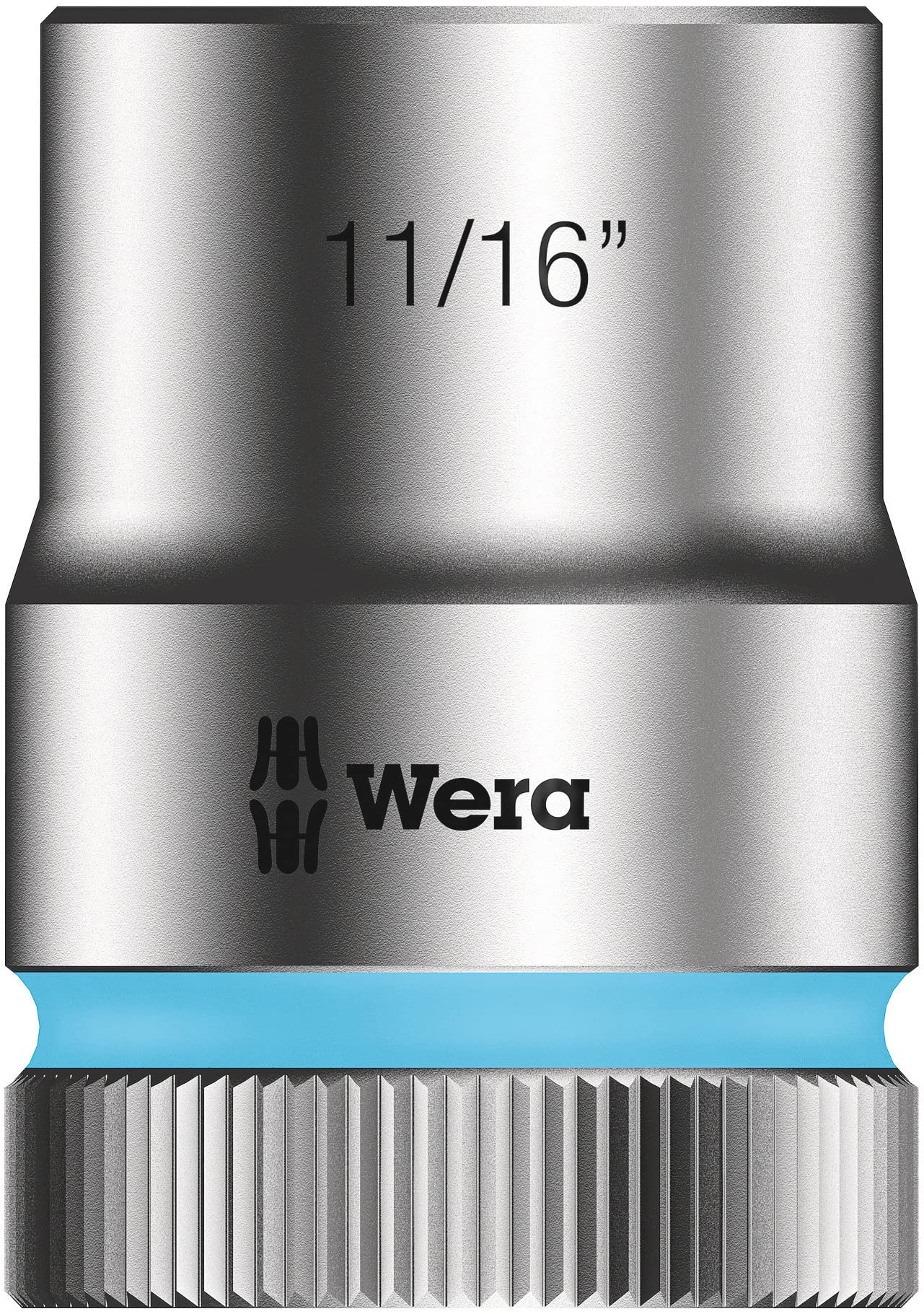 Wera 05005480001 C Imperial 1 listwa magnetyczna z nakrętkami, zestaw nasadek do kluczy nasadowych, napęd 1/2", calowa, 9-częściowa, czarna, C Imperial 1-1/2"