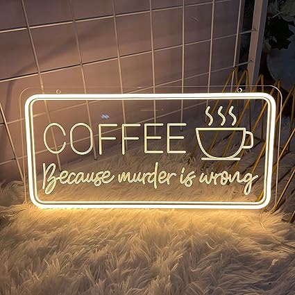 Coffee Neon Sign For Wall Decor
