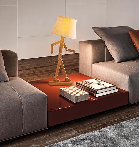 Miniatura 8 de Bonita lámpara de escritorio, lámpara de persona, lámparas de mesita de noche robot para sala de estar, lámparas únicas, luz de escritorio de