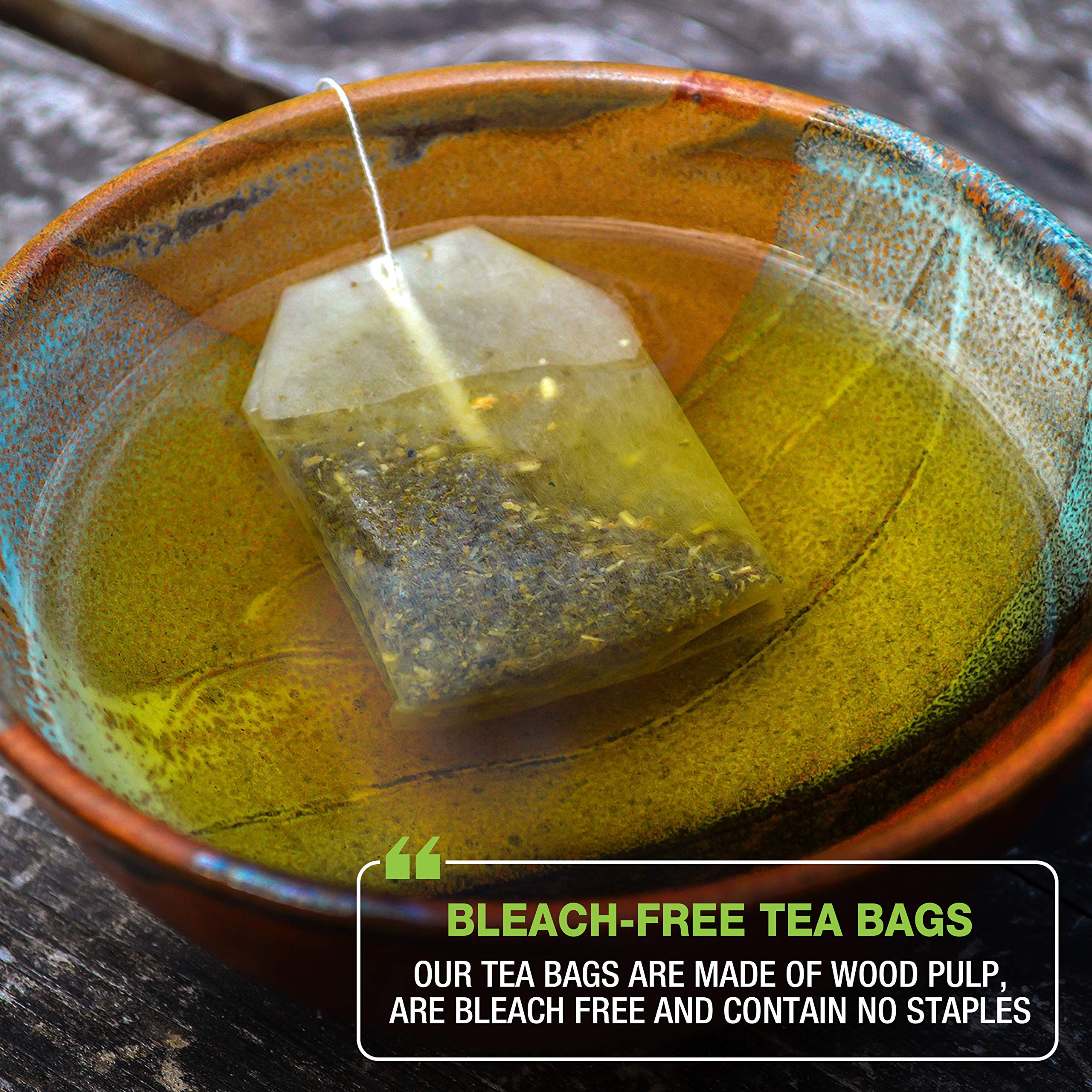 Tipson Organic Matcha Variety Sampler - 6 Flavors 60 Tea Bags Herbal Tea Infusions - USDA Organic Non — view 4