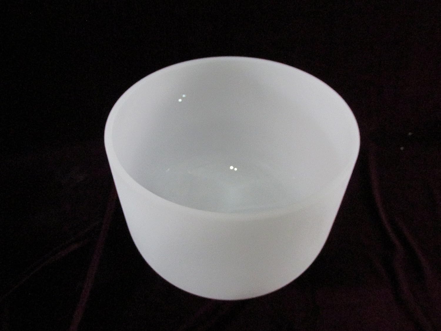 6 inch Classic Frosted Crystal Singing Bowl Sound Healing
