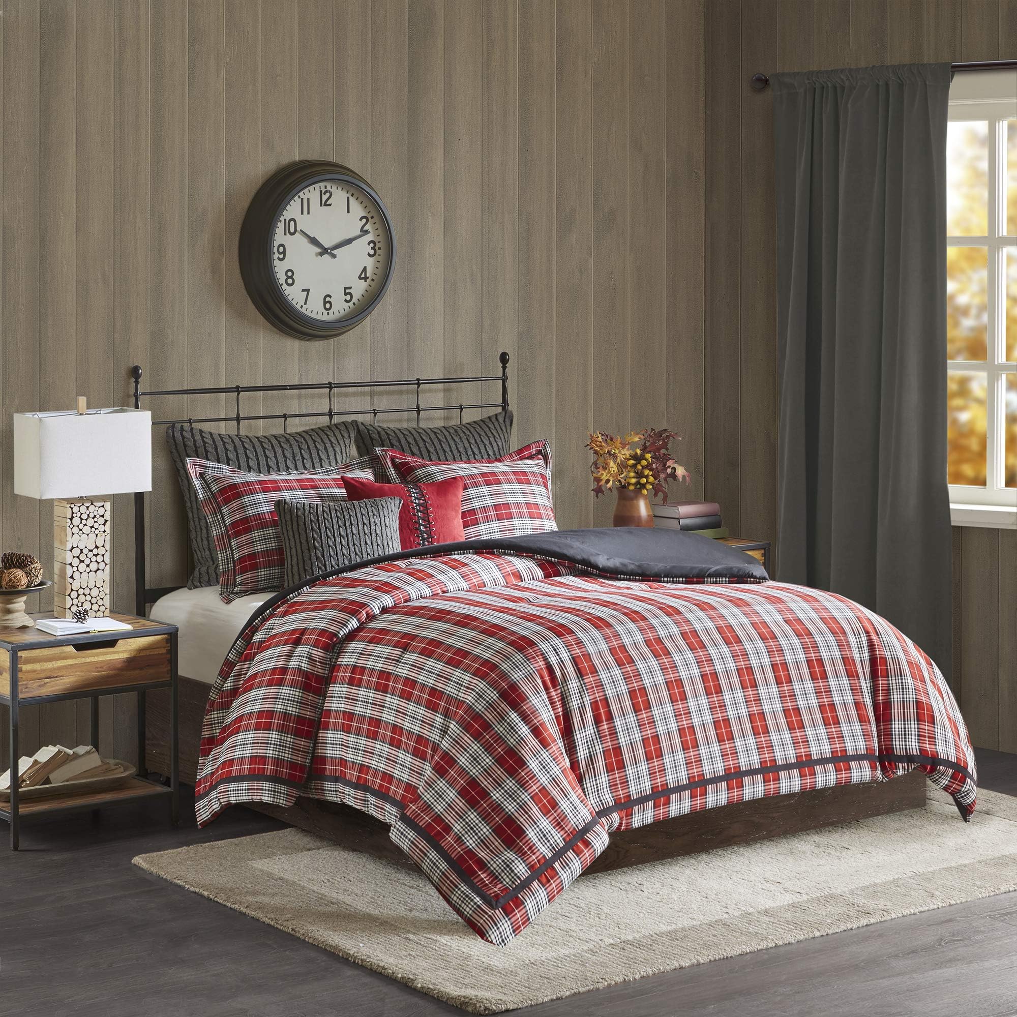 Amazon.com: Woolrich Rustic Lodge Cabin Comforter Set- Down Alternative ...