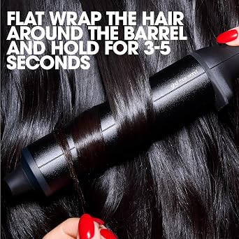 ghd Chronos Curve Max Wand 38mm Hair Curler - for Loose Waves that Last All Day, Fast, Easy, Frizz-Free Curls, No Extreme Heat Damage - Ideal for Long Hair (UK Plug)