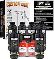 Vista 11 de CUSTOM SHOP U-Pol Raptor Kit de Revestimiento de Uretano Teñible en Aerosol para Cama de Camioneta y Pistola Rociadora Custom Coat con Regulador