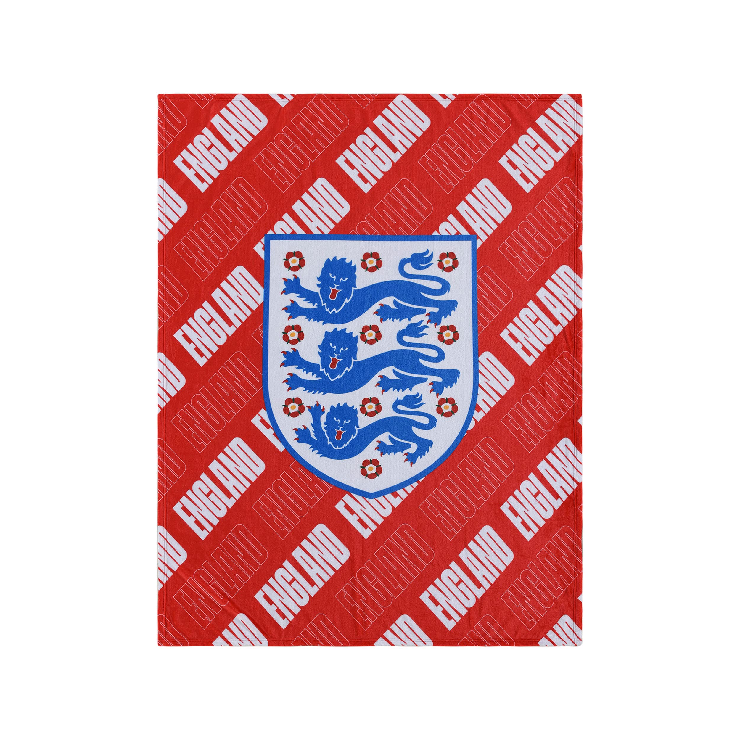 Foco England International Football Fan Bed Throw Blanket