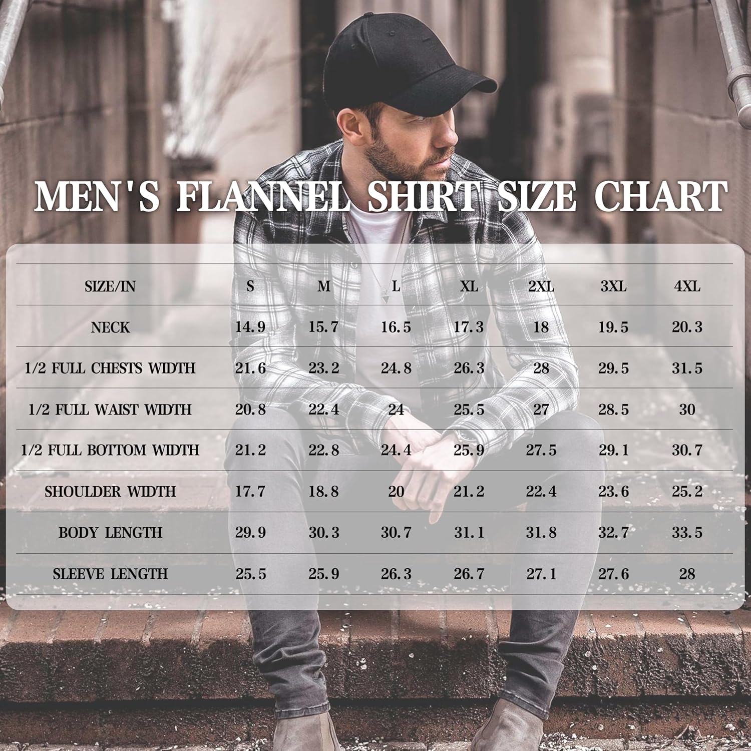 Flannel Shirt for Men Button Down Regular Fit Mens Flannel Shirt Long Sleeve Casual Plaid Flannel Shirt - Image 6