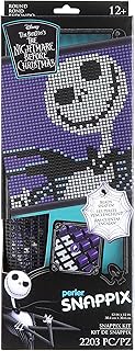 Perler 80-57008 Tim Burton's The Nightmare Before Christmas Jack Skellington Snappix Bead Craft Kit with Pattern, 12