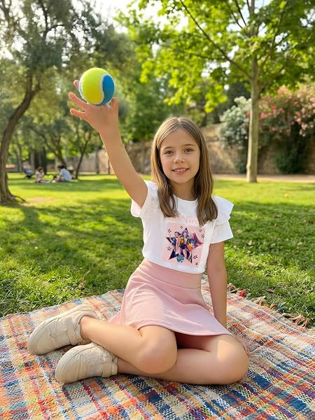 Vestido Niña K-Pop, con Estampado Idol. Moda Anime Infantil. Vestido de Manga Corta con Volantes y Falda Acampanada. Moda Casual de Verano para Niñas de 2 a 12 Años. - 5