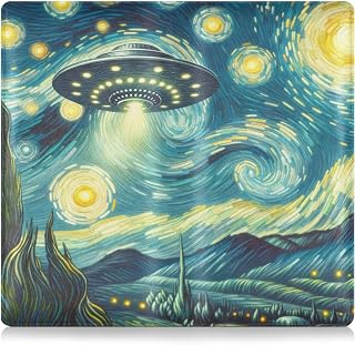 Van Gogh Car Registration and Insurance Holder Durable Leather Vehicle Glove Box Car Organizer for Documents,Driver License,ID Card