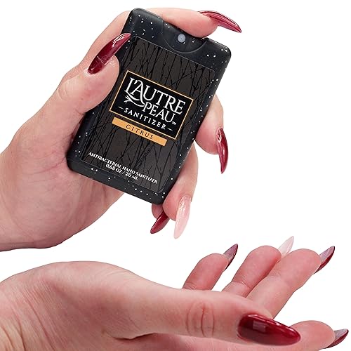 Miniatura 5 de L'AUTRE PEAU - Desinfectante de manos antibacteriano con aloe vera, forma de tarjeta de crédito, aroma cítrico, tamaño de bolsillo pequeño