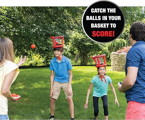 Miniatura 5 de Wicked Big Sports - Cabezas inflables de canasta divertida, juego de baloncesto o lanzamiento para jugar al aire libre o en interiores, rojo (1913)