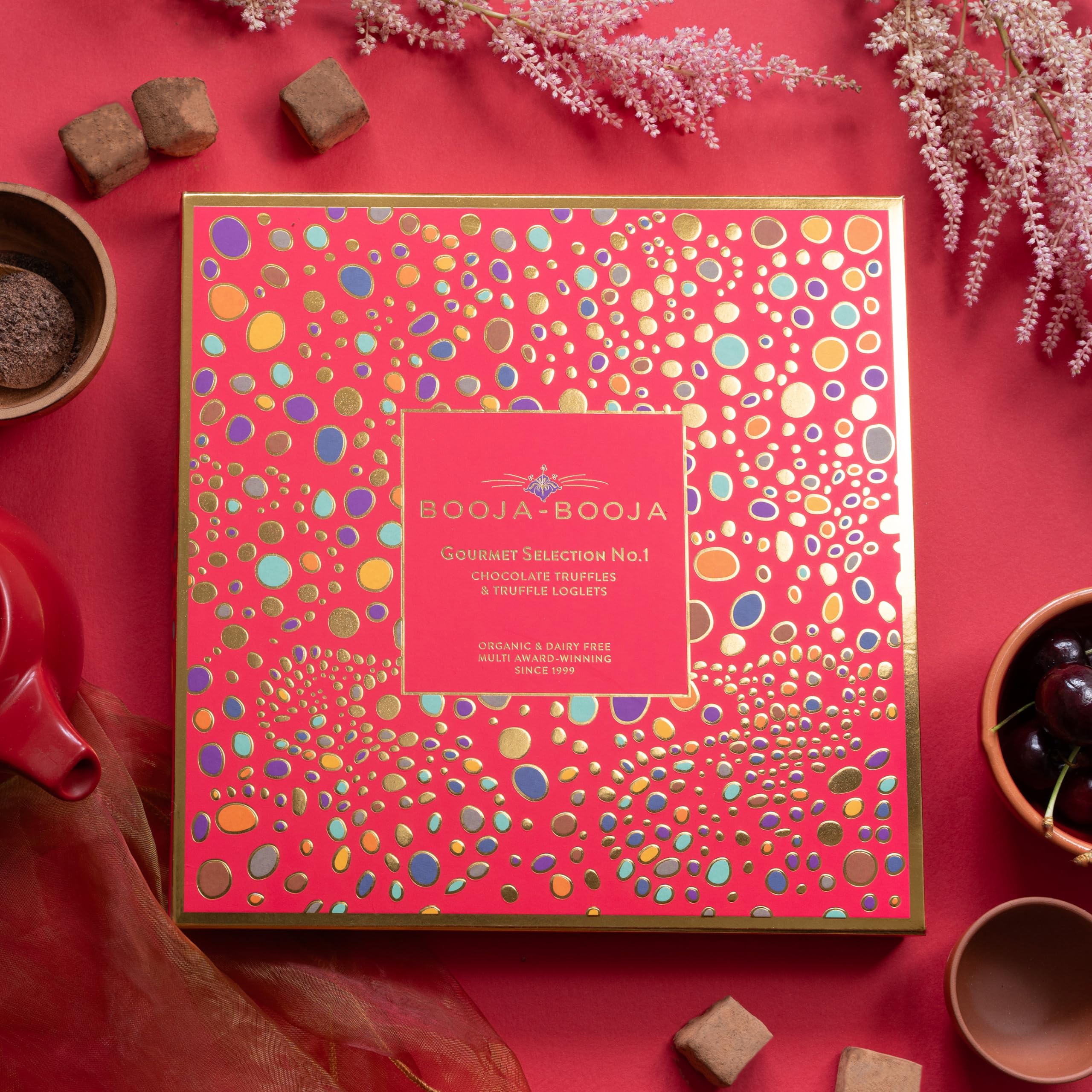 Booja - Booja, Gourmet Selection No.1 pudełko prezentowe | wybór czekoladowych trufli i kieliszków truflowych, 289 g