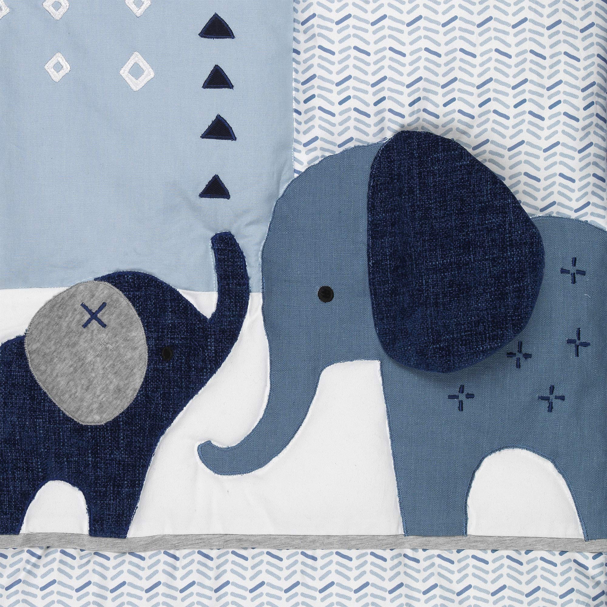 lambs and ivy indigo elephant