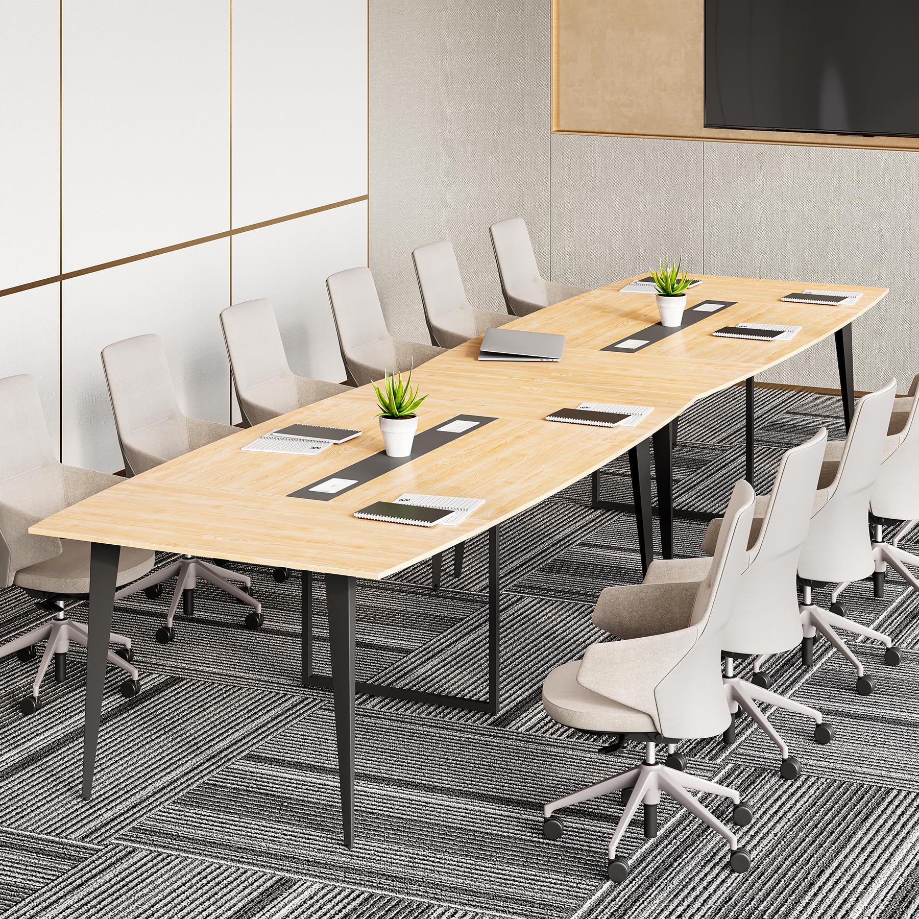 Amazon.com: LITTLE TREE 8FT Conference Room Table, 94.48L x 47.21W