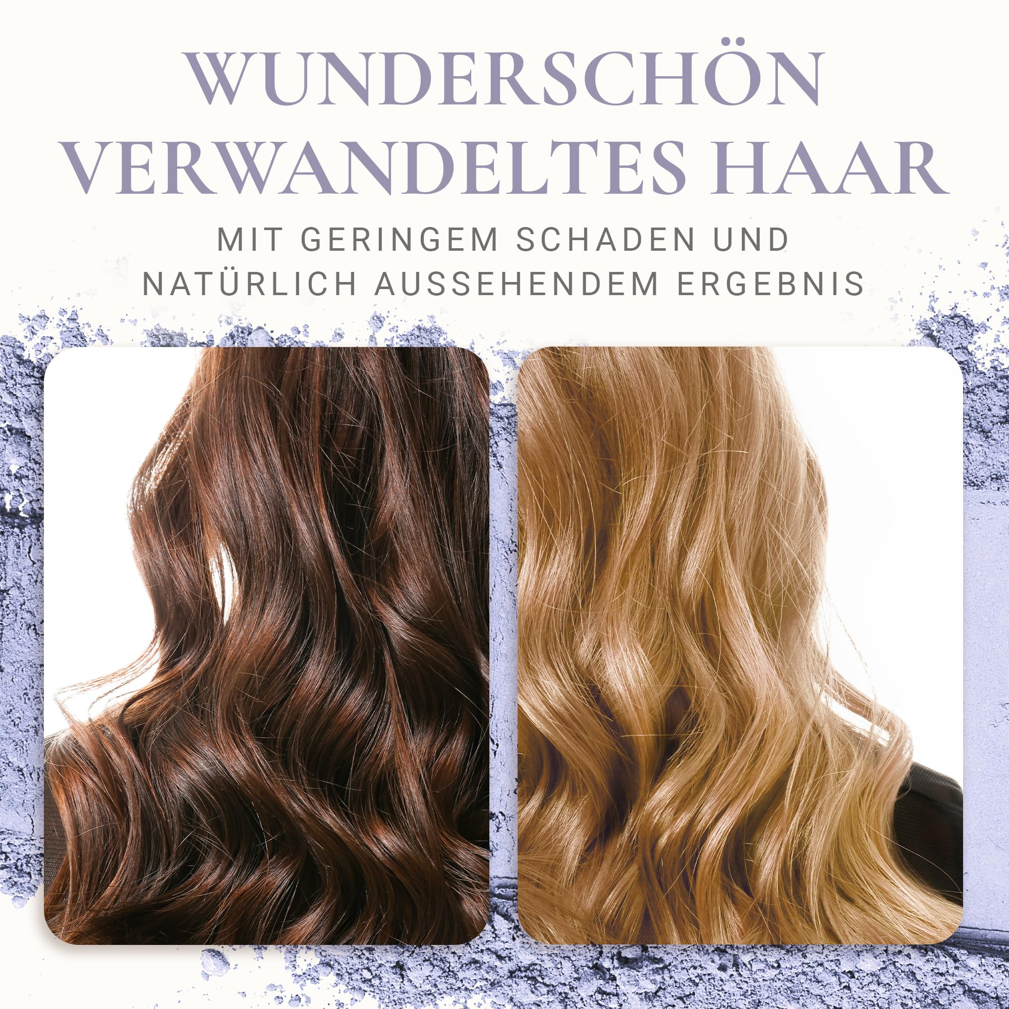 Poudre décolorante – Blondissement jusqu'à 7 tons – Anti-jaune, sans poussière, végétalien, sans paraben, sans gluten, épaisseur sans silicone, pâte crémeuse pour une excellente tenue dans