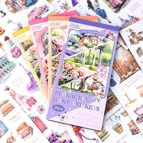 Miniatura 39 de 3500 calcomanías coreanas para tarjetas fotográficas Kpop, calcomanías de decoración de libros, calcomanías estéticas con purpurina de mariposa