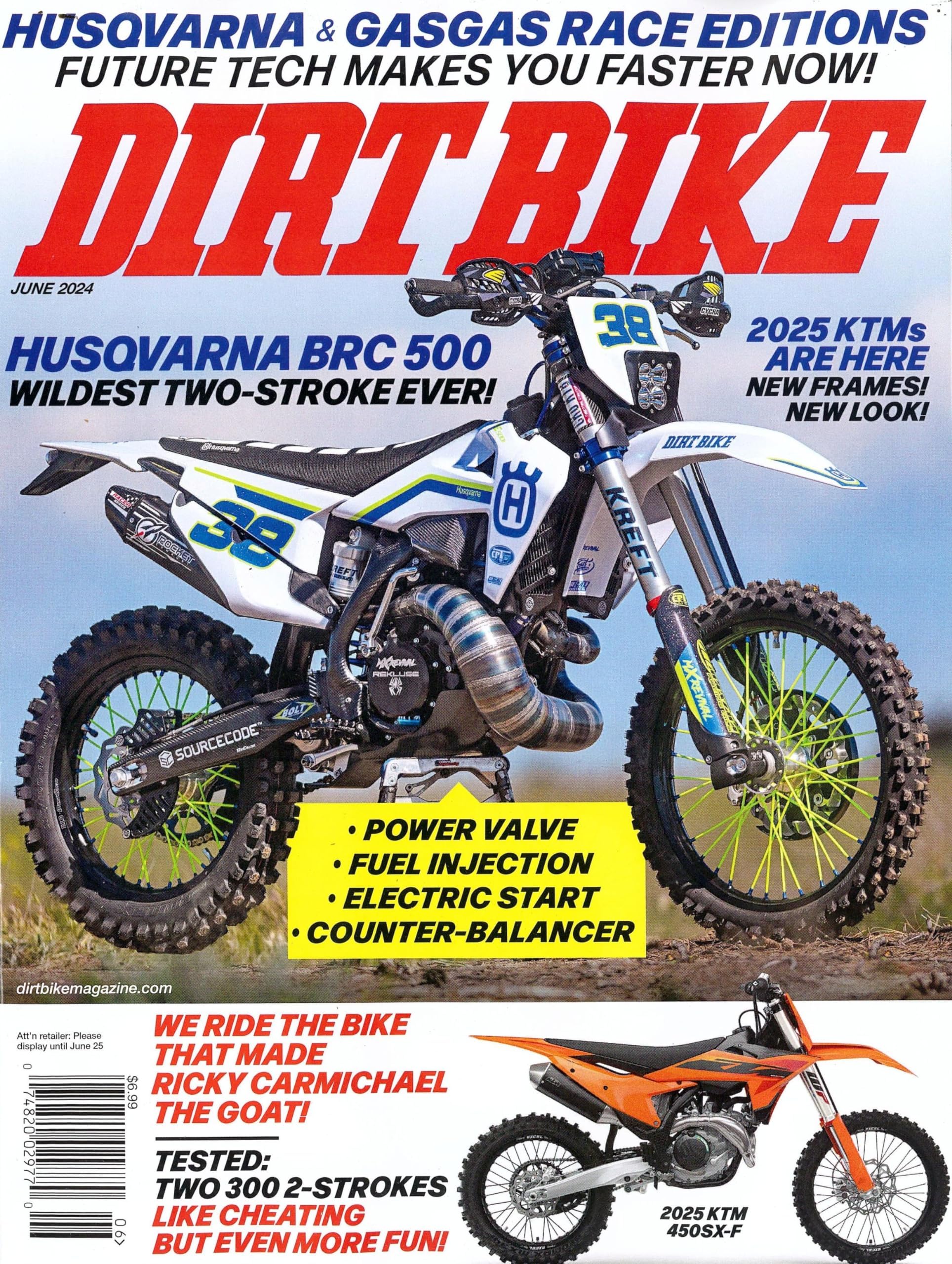 DIRT BIKE MAGAZINE - JUNE 2024 - HUSQVARNA BRC 500