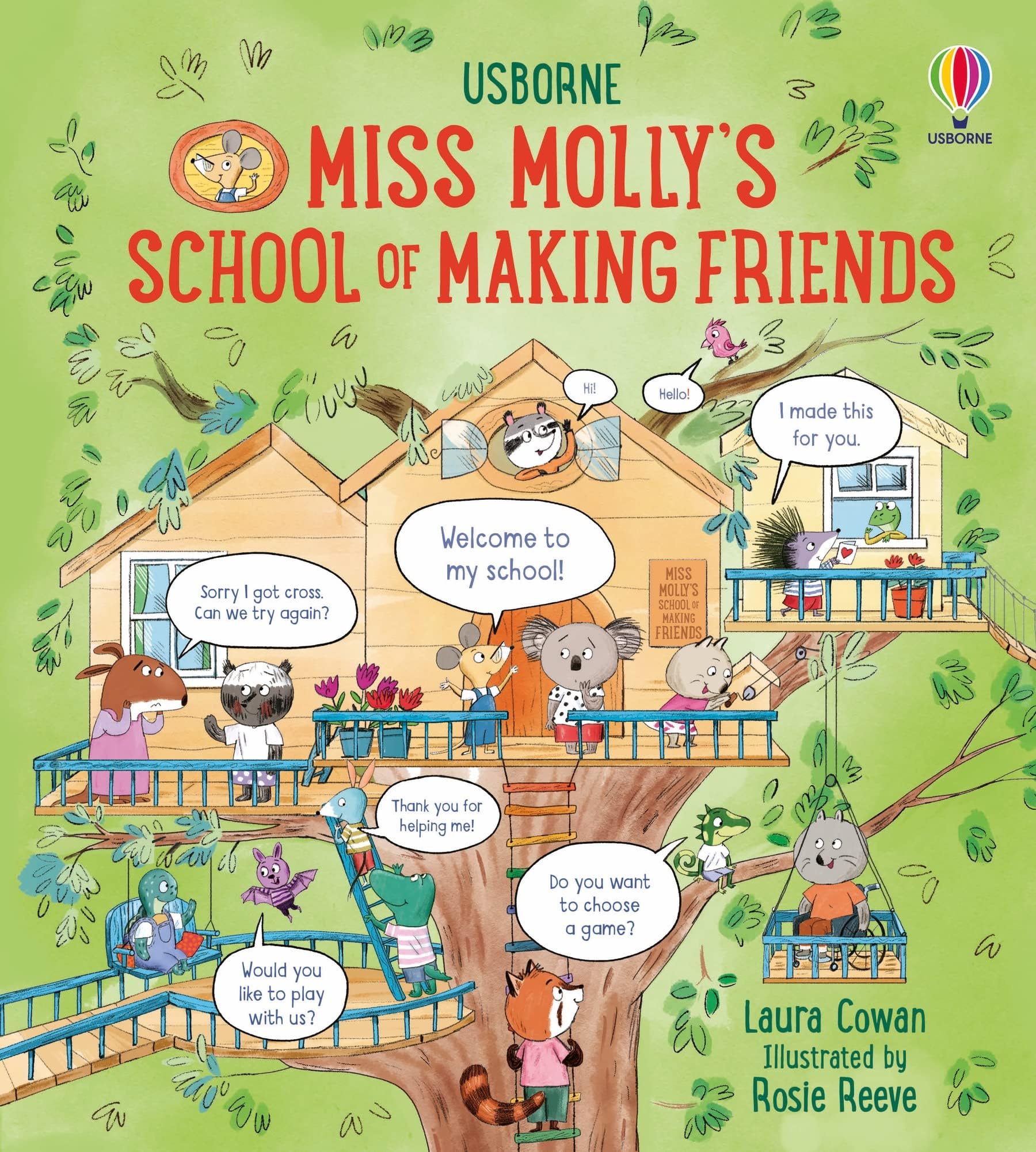 Usborne GB Miss Molly's School of Making Friends: A Friendship Book for Children