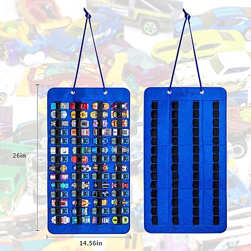 Miniatura 3 de Organizador de almacenamiento, estuche colgante para ruedas calientes, caja de cerillas, coches y camiones de Disney, escala 164