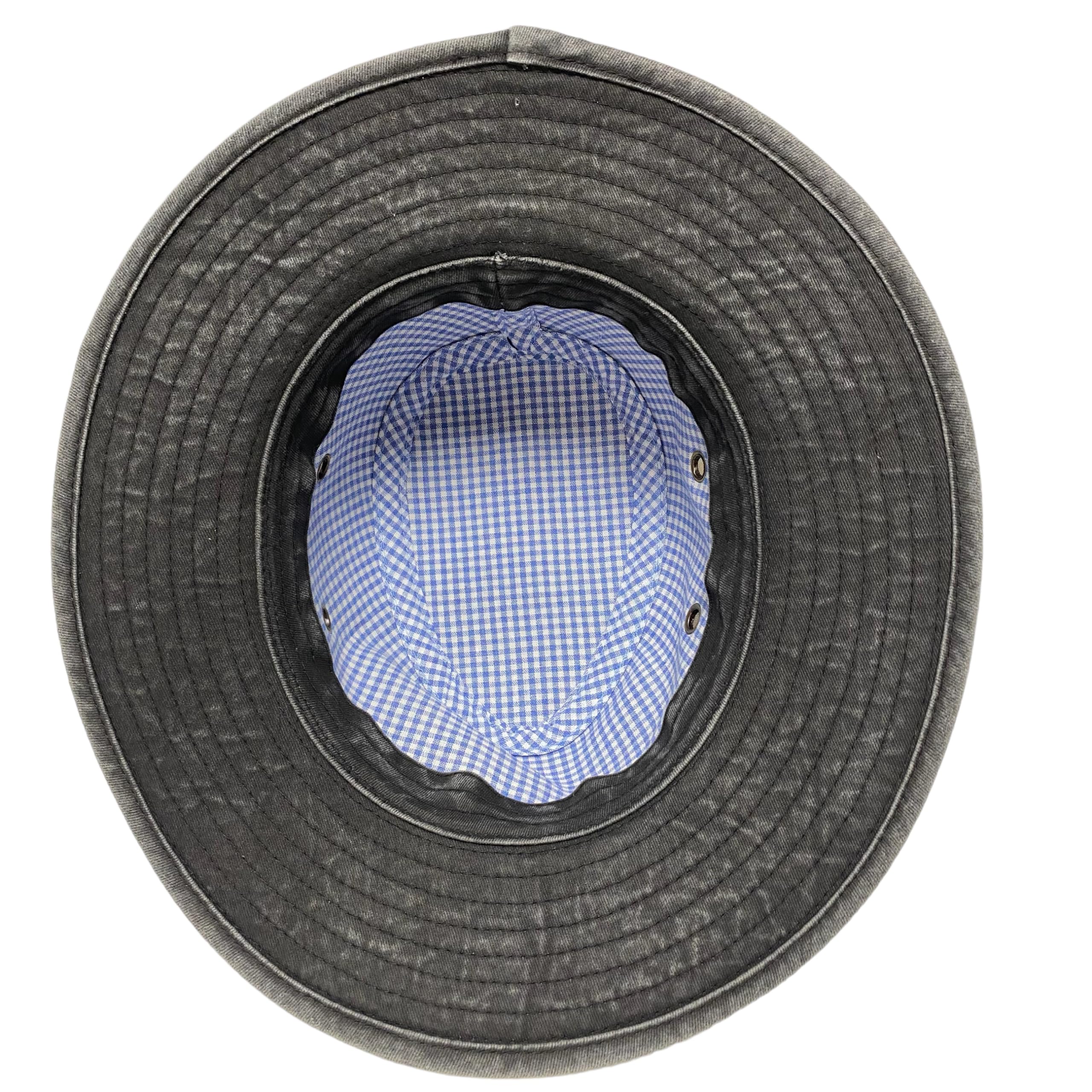 EPOCH HATS Men's Twill Outback Hat (US, Alpha, Small, Medium, Black)