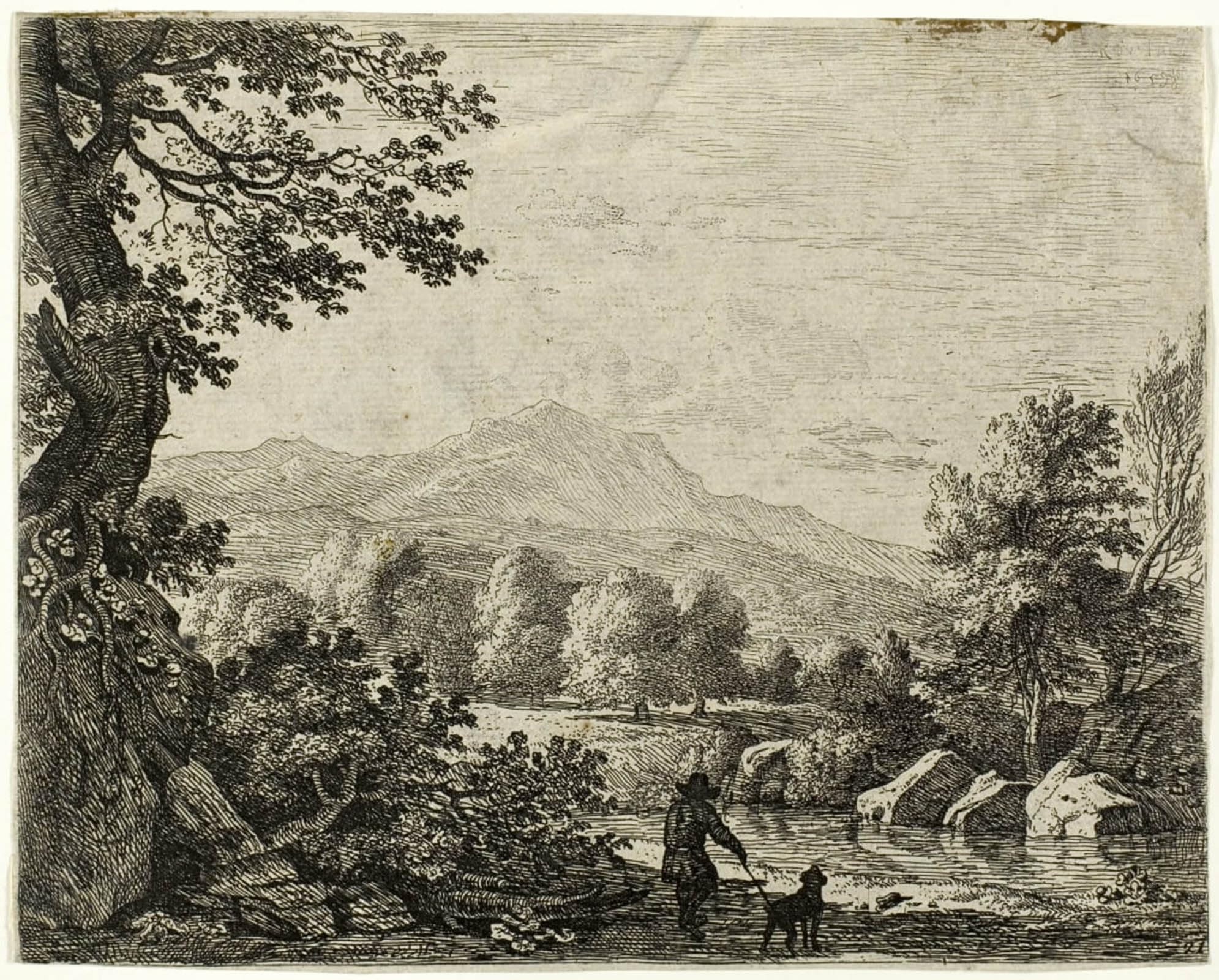 Image sur toile L'homme au chien de Karel Dujardin pour une ambiance chaleureuse - 5