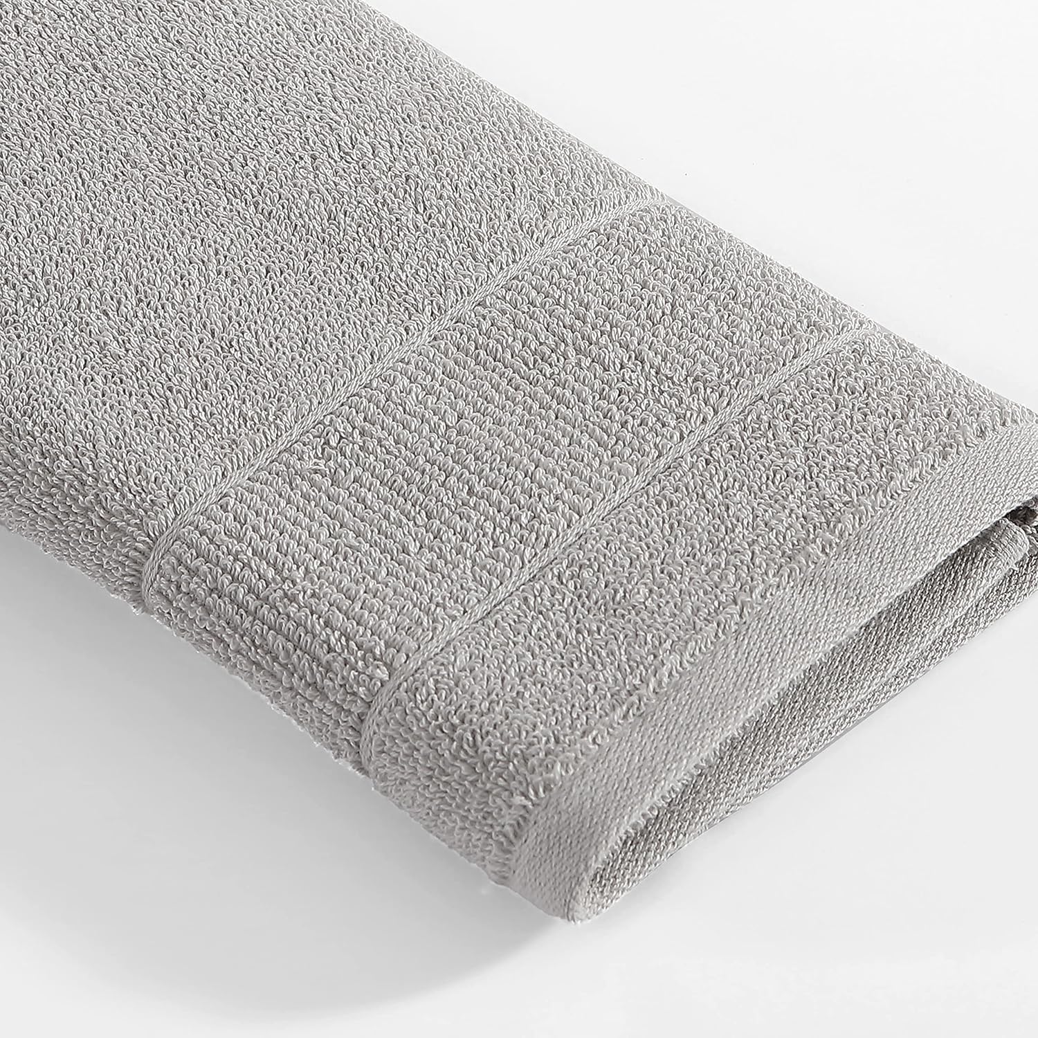 Tommy Bahama - Hand Towels, Absorbent & Fade Resistant Cotton Towels, Oeko-Tex Certified (Island Retreat Grey, 2 Piece) - Image 3