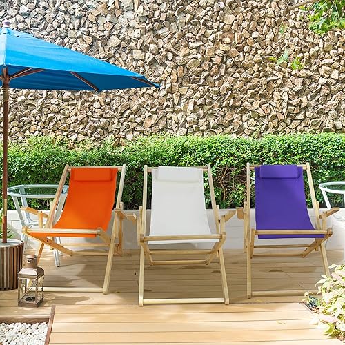 Miniatura 6 de Silla Sling Marco Natural - Lona NaturalTrigo