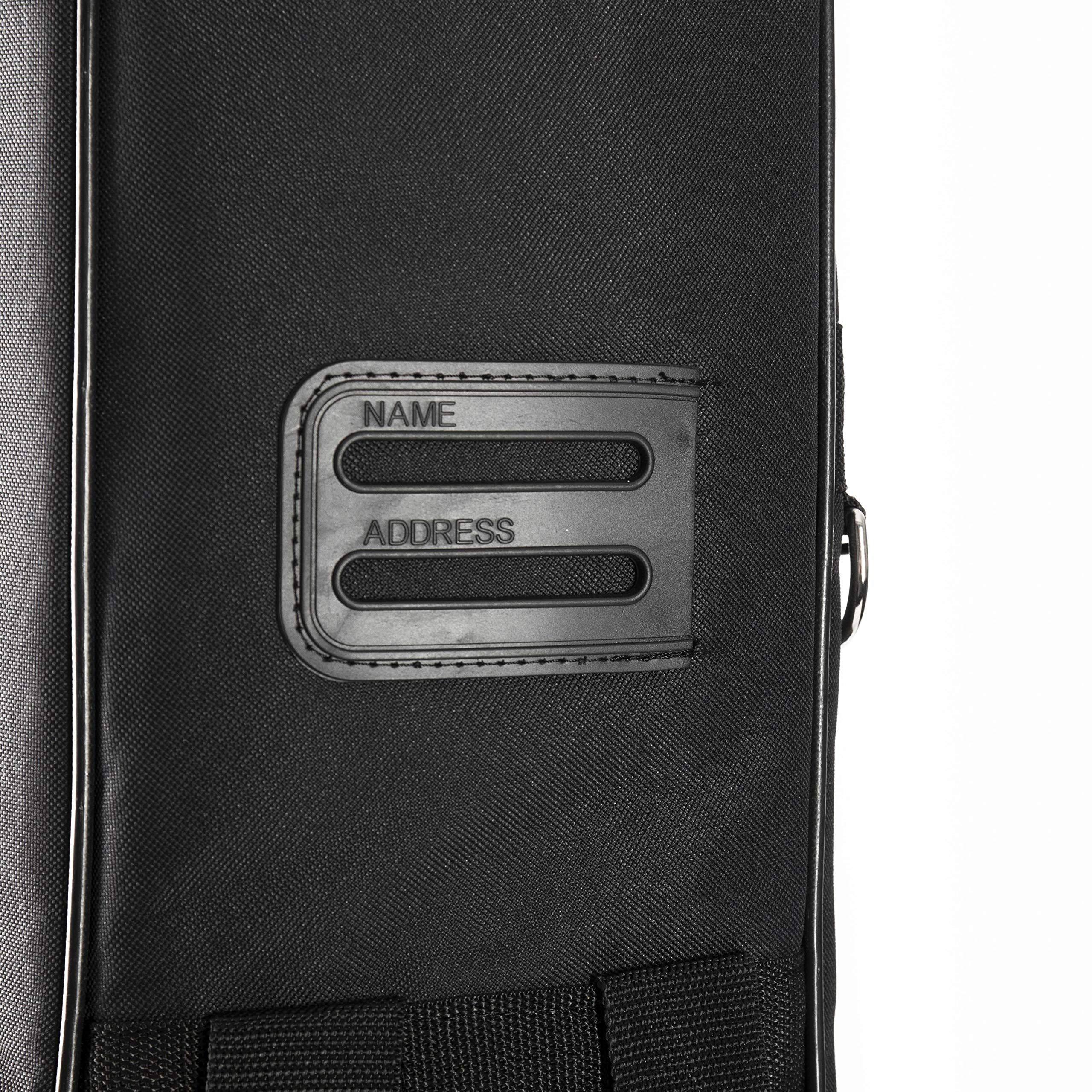 MUSIC STORE Housse Super Deluxe Guitare électrique Noir/Logo Rouge - Sac pour Guitares Électriques