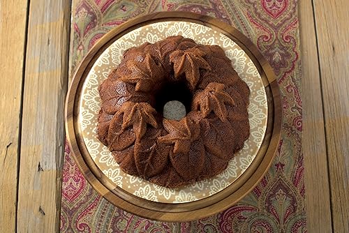 Miniatura 3 de Nordic Ware Harvest Leaves Bundt - Molde para pan de bronce y cosecha