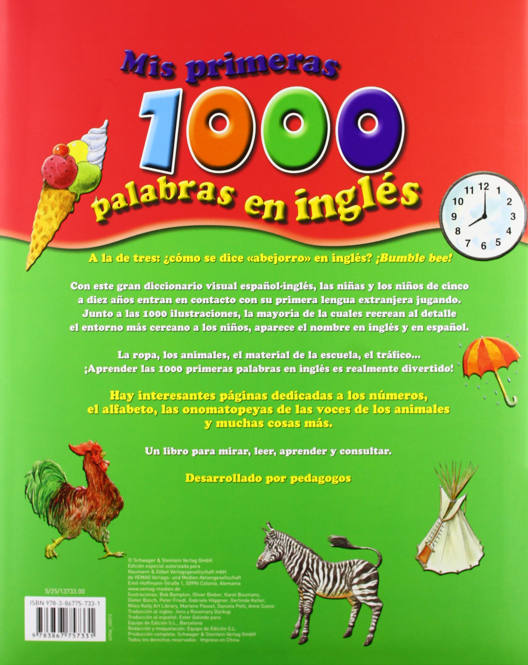 Libro primeras 1000 palabras ingles
