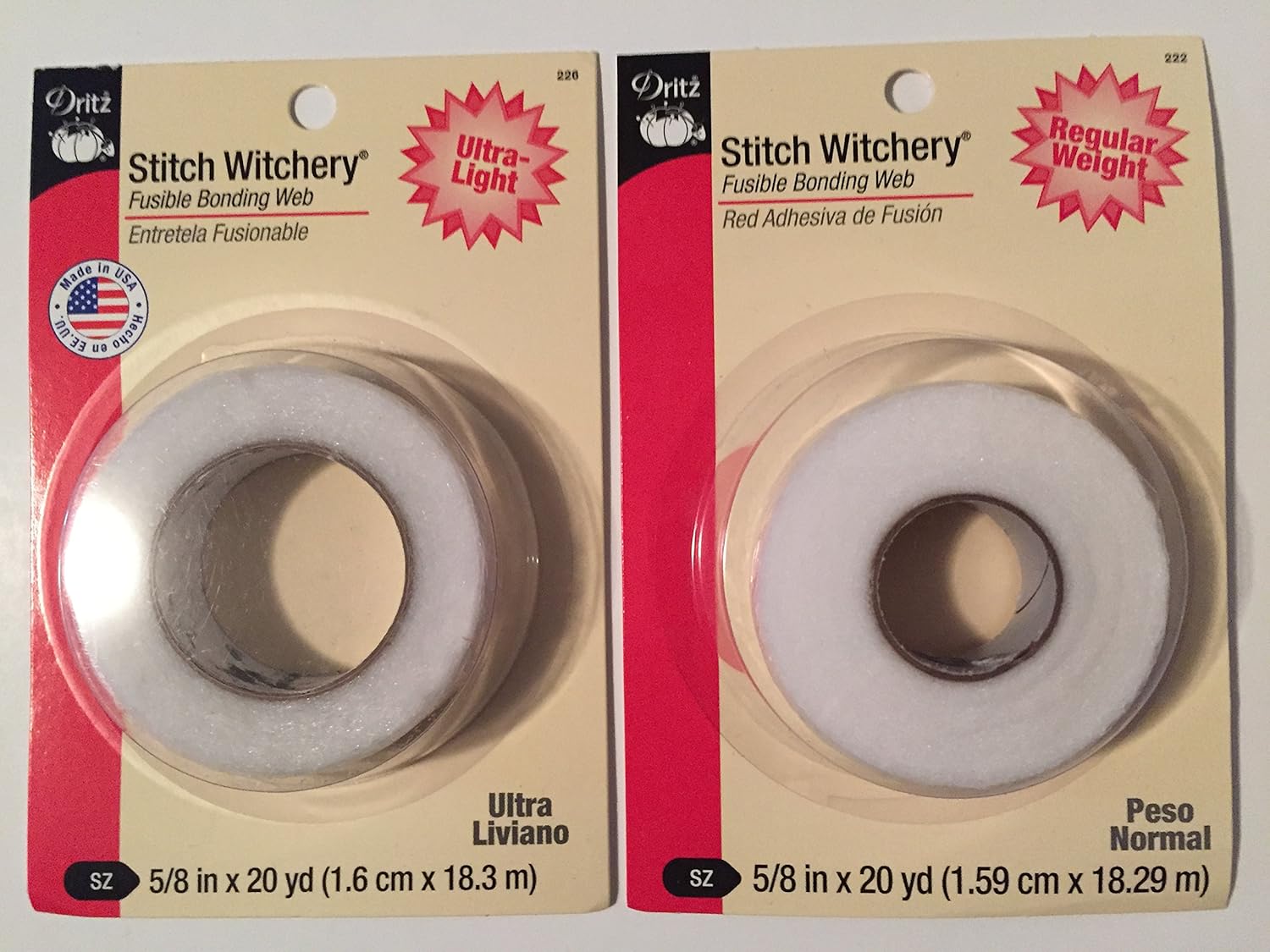 CESDes Bundle Stitch Witchery Ultra and Regular fusible