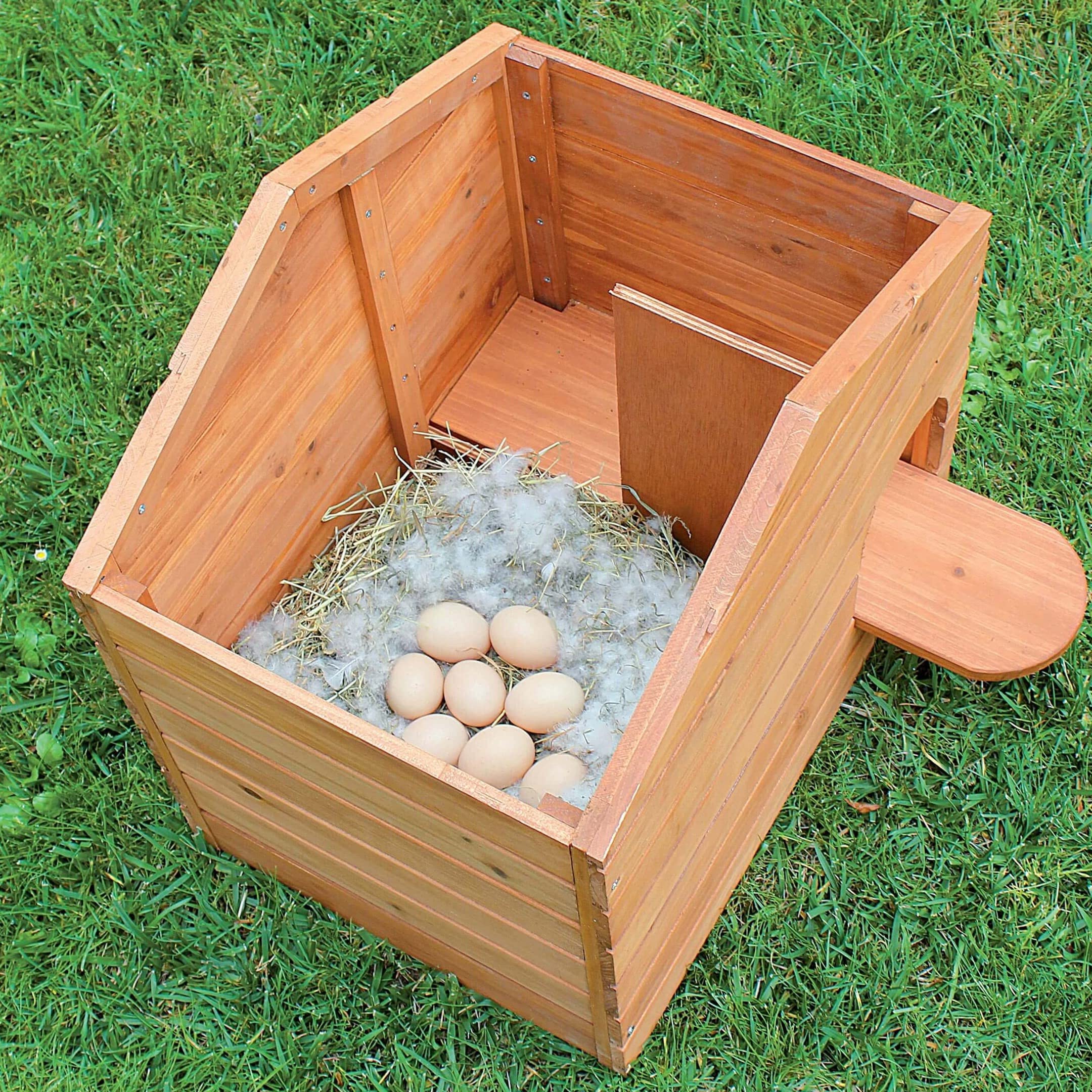 Caseta para Patos - Nido Pequeño para Patos - Refugio de Exterior Fabricado en Madera tratada, Muy Estético