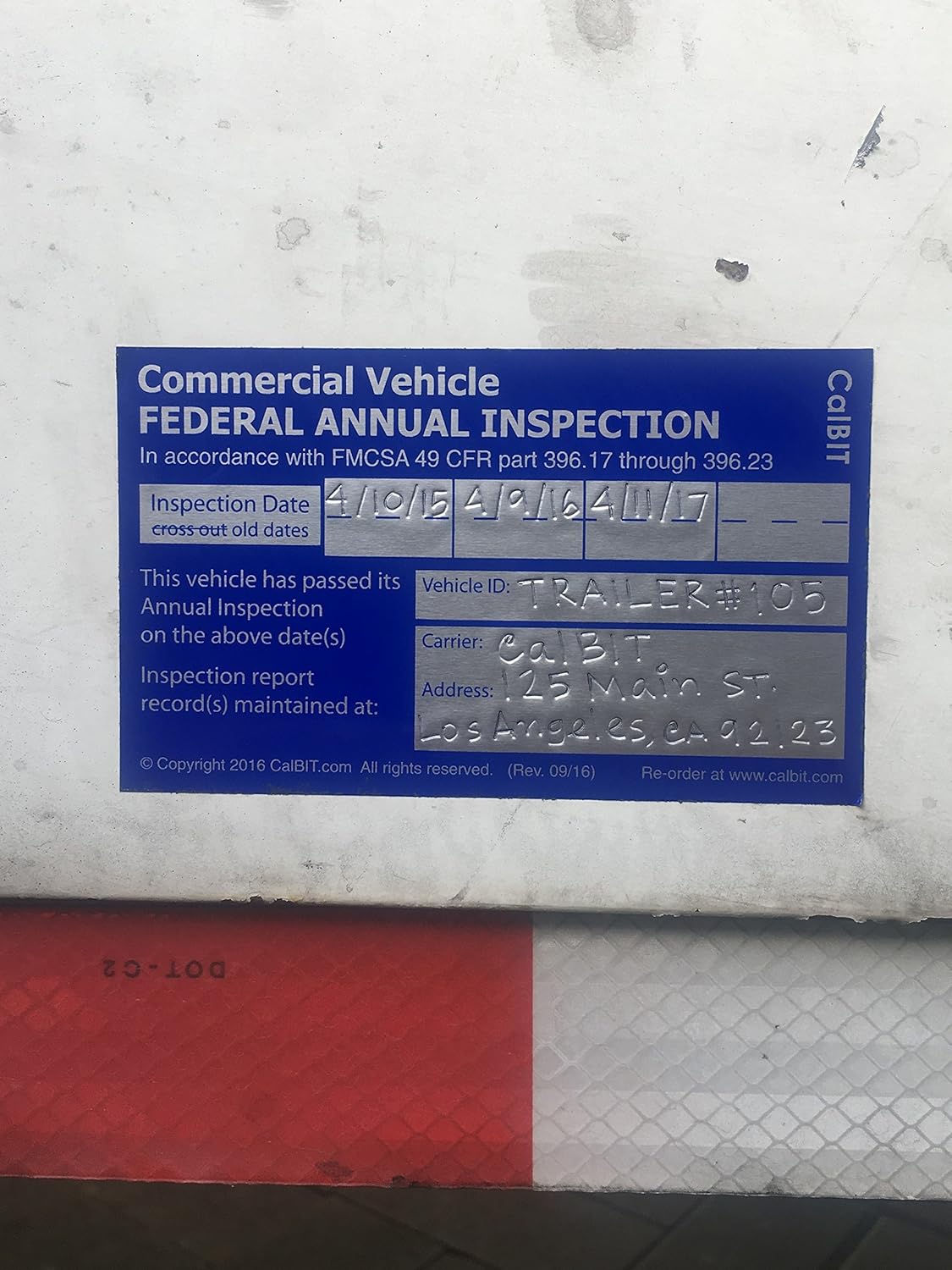 Buy Federal Annual Dot Inspection Label Decal Sticker 5 Pack Online In Indonesia B072j8wrsp Buy Federal Annual Dot Inspection Label Decal Sticker 5 Pack Online In Indonesia B072j8wrsp