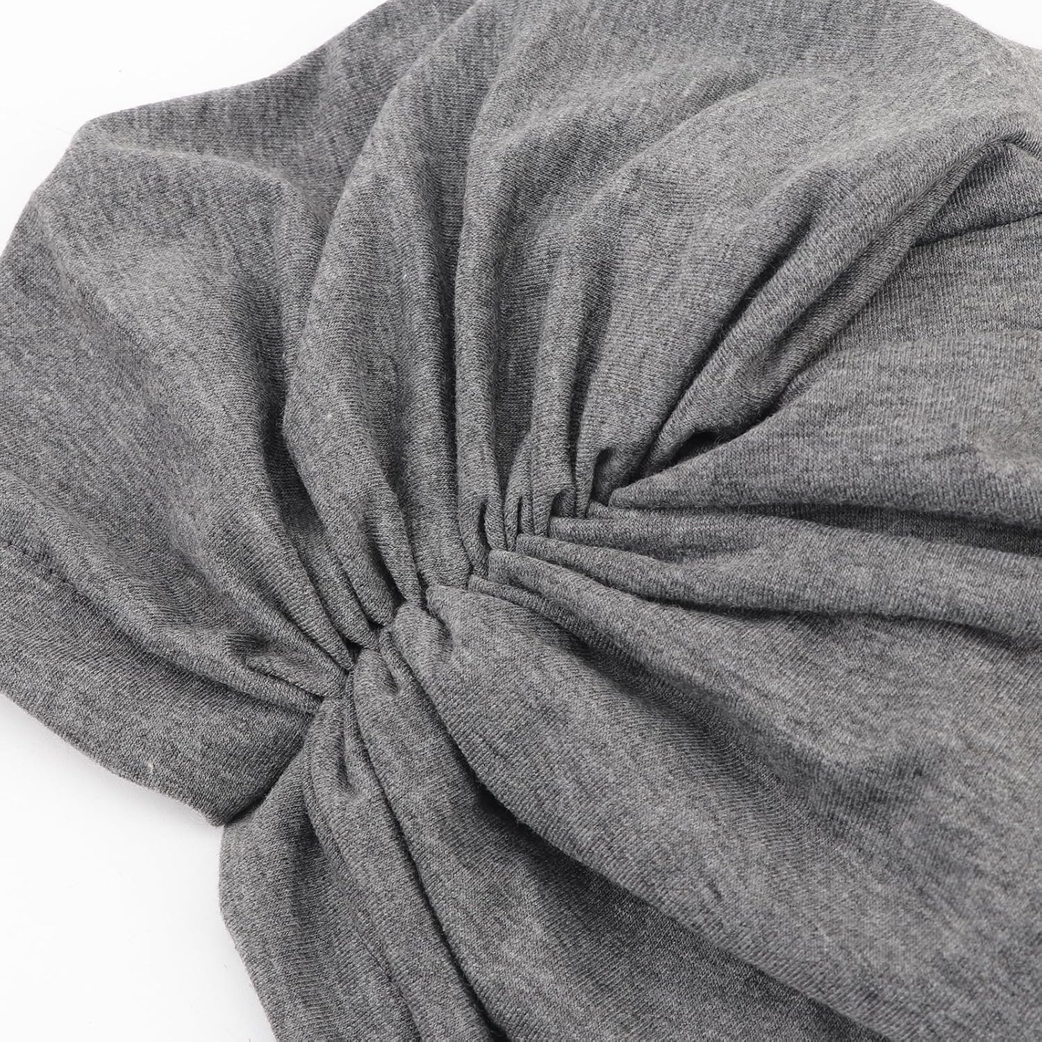 DRESHOW 5 Pack Knotted Headwraps for Women African Turban Pre-Knotted Beanie Headwraps Hair Covers - Image 9