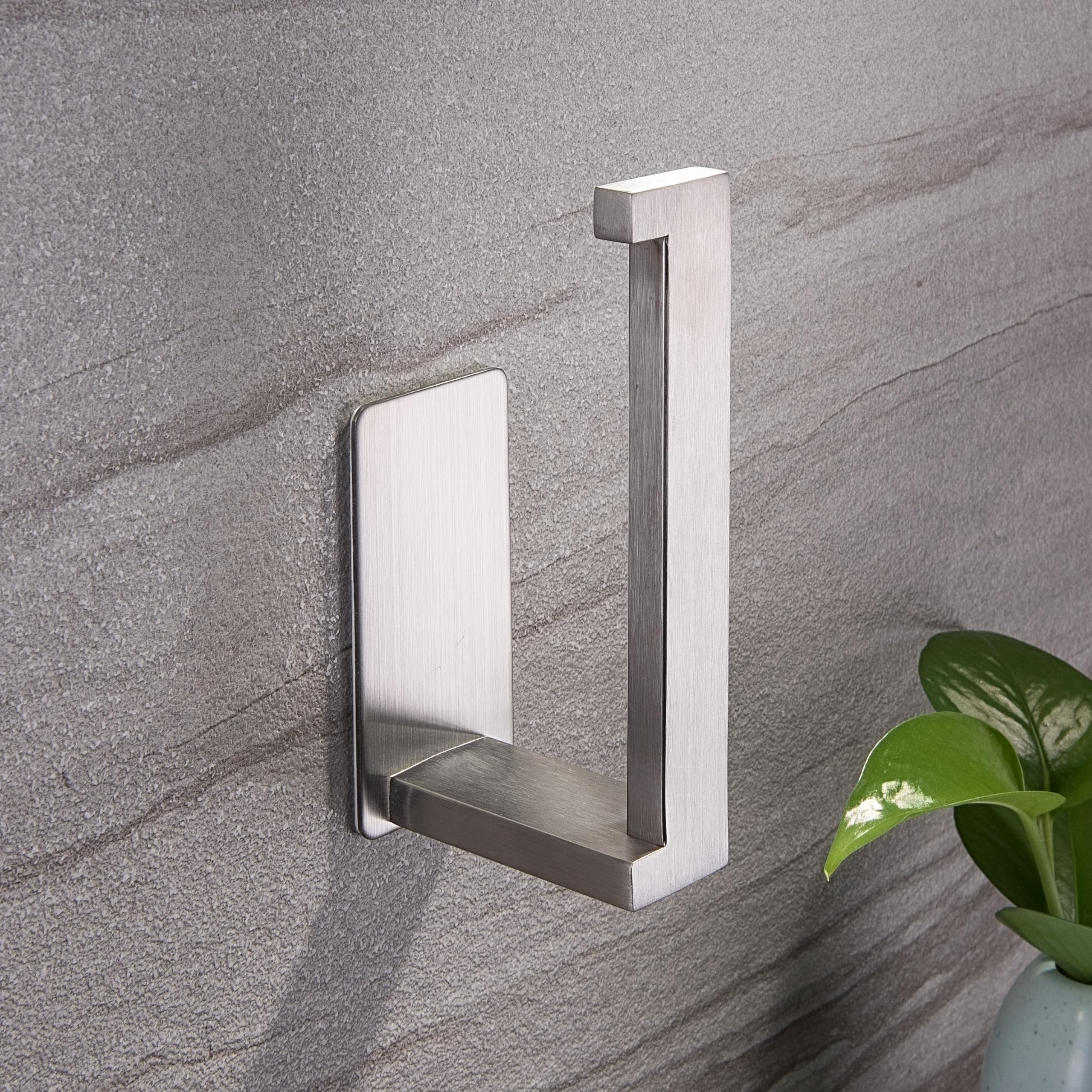 ZUNTO Porta Carta Igienica Acciaio Inox 304 - Portarotolo Carta Igienica Senza Foratura per Bagno e Toilette