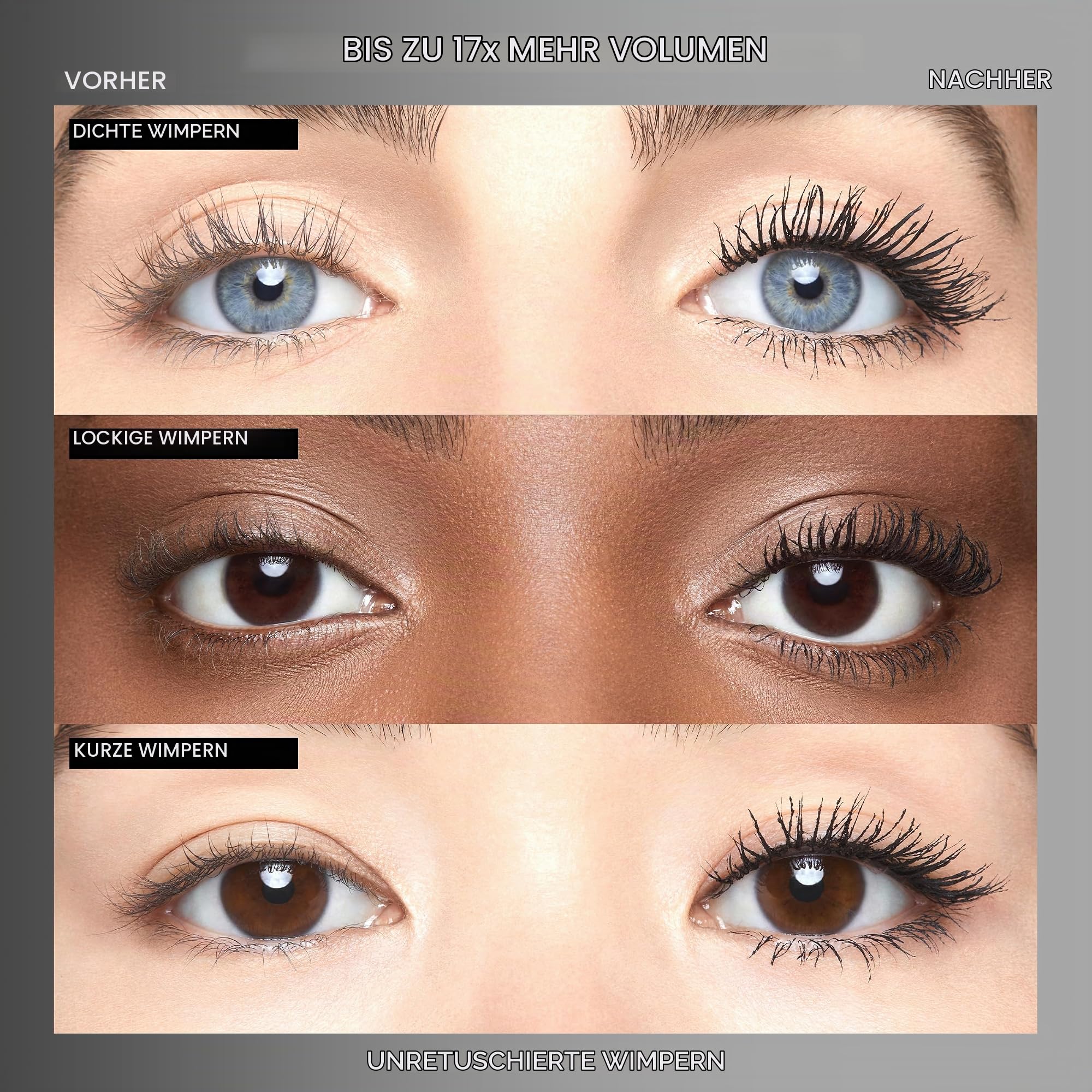 Lancôme Hypnôse Drama Mascara Waterproof, Volumen-Wimperntusche, 8 ml