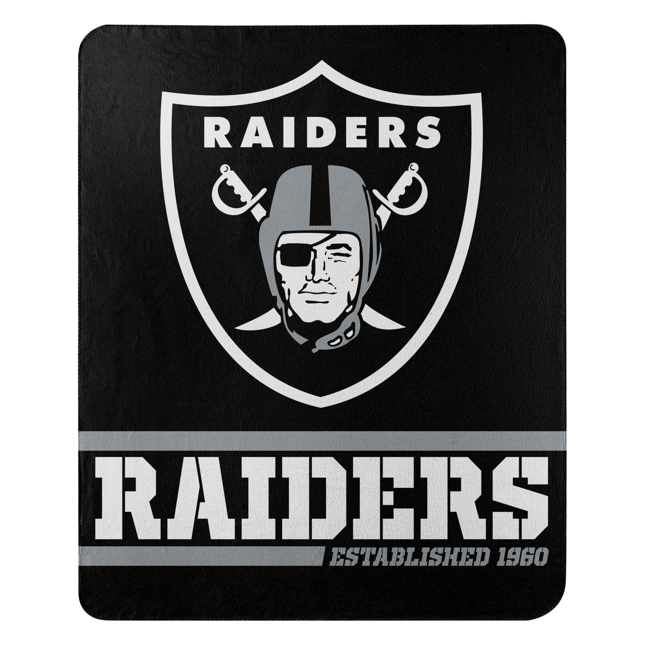 Northwest - Coperta grande in pile con logo dell'Oakland Raiders, lega NFL, 127 x 152 cm, taglia unica, 1NFL031040019RET