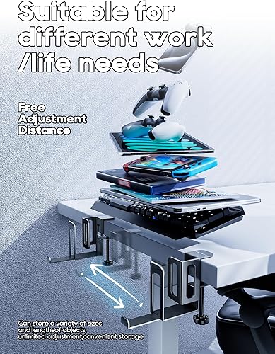 Miniatura 2 de NODOCA Almacenamiento de 2 ranuras para computadora portátil, soporte vertical para computadora portátil, soporte vertical para MacBook, con soporte