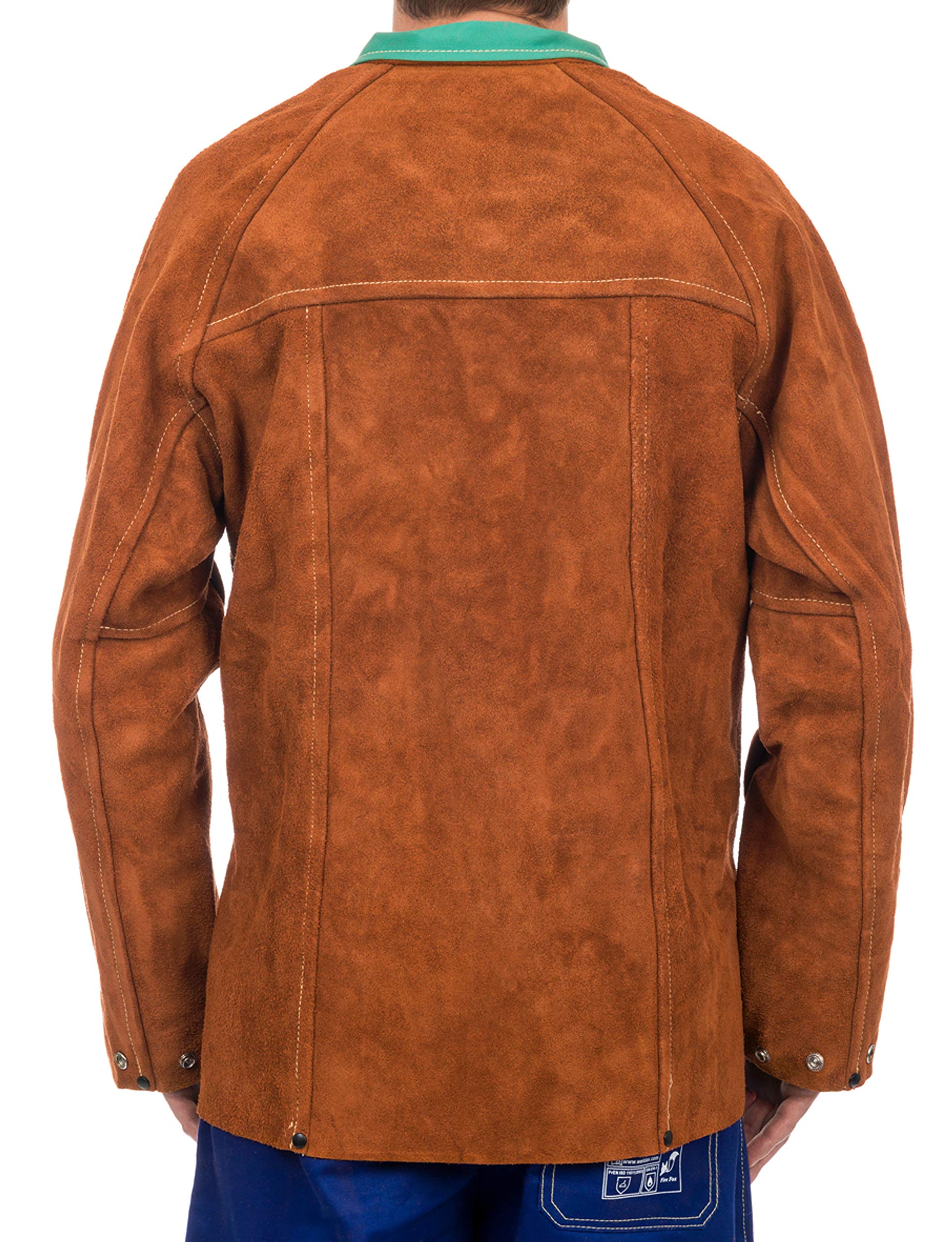 Weldas 44-7300/86/P/XL Chaqueta de soldadura "Leder-Proban", Talla XL