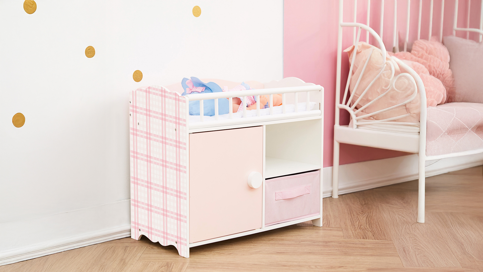 【新品未使用】Treat Urself ミニワンピース（baby pink） ノースリーブピンクレースミニワンピース – Salang