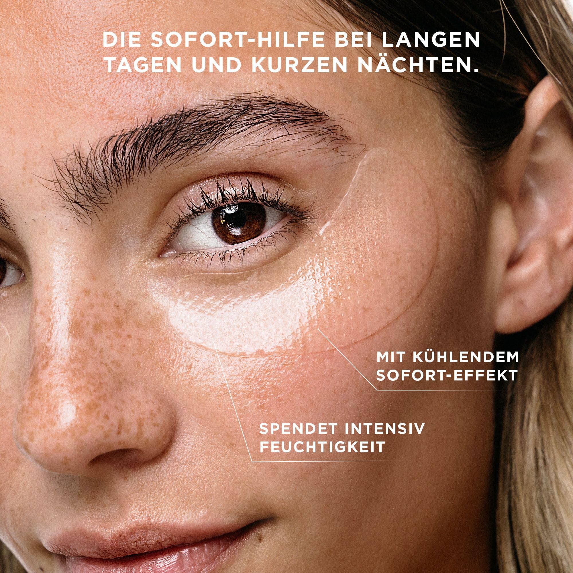 ANNEMARIE BÖRLIND AUGEN & LIPPENPFLEGE Hyaluron Augenpads mit Sofort-Effekt (6 x 2 Stk.) - Eye Patches, Augenpads Gegen Augenringe, Fältchen & Linien, Mit Hyaluron, Glättend & Kühlend, Vegan