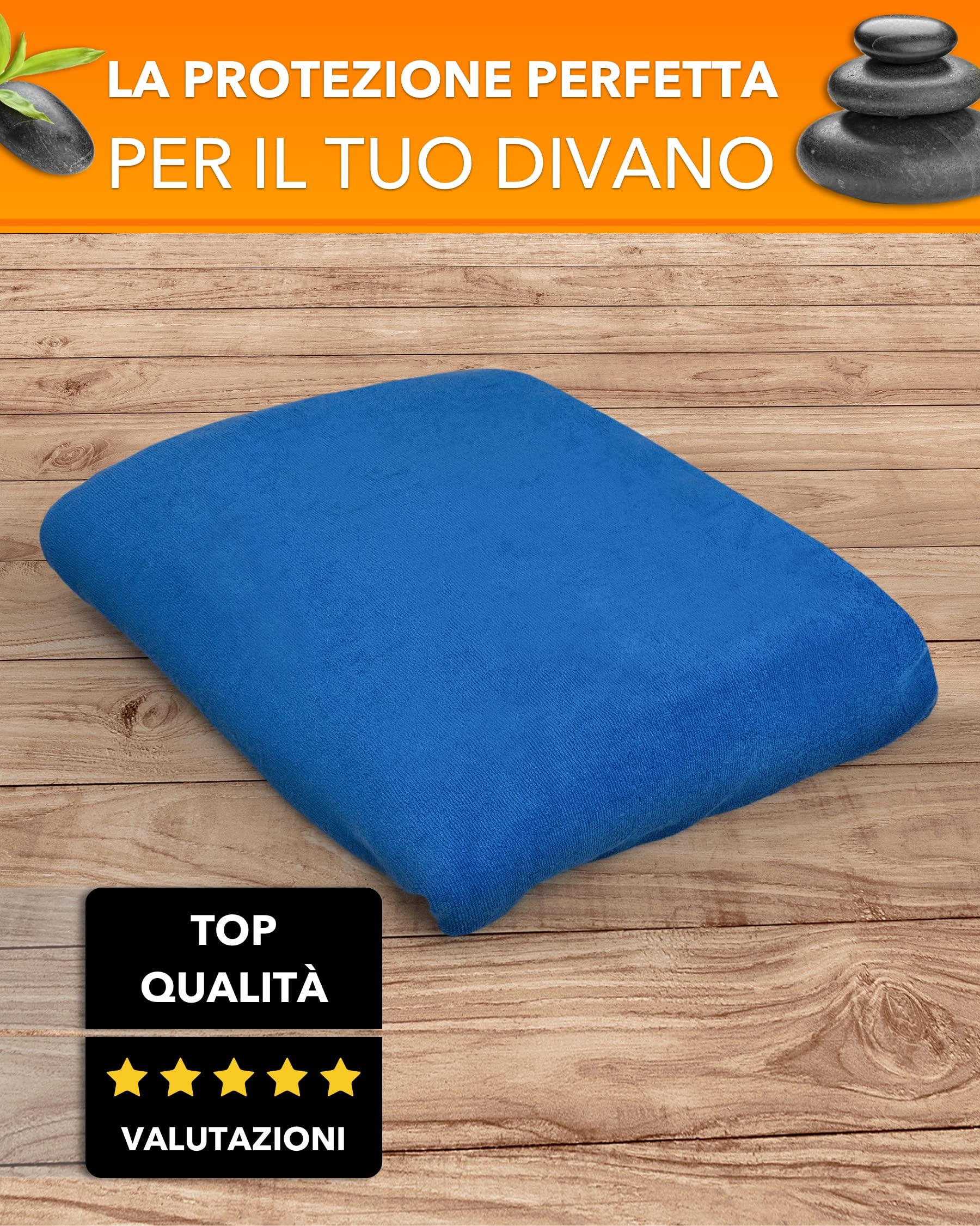 Copertura per lettini da massaggio in morbida spugna lavabile a 60° verde menta